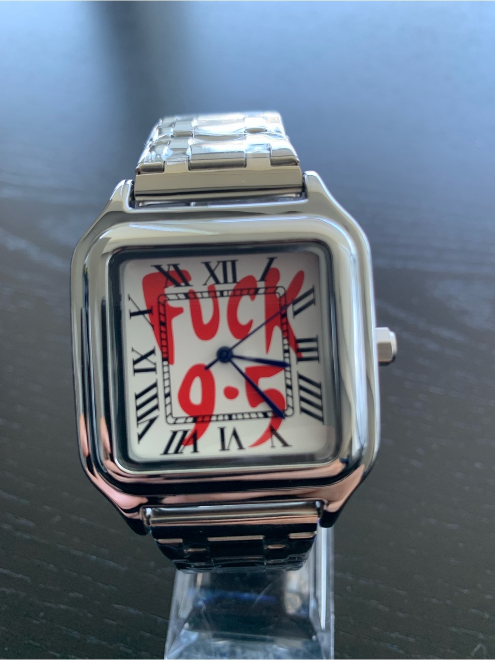 Custom dial Men’s Watch Santos Tank style - Picture 3 of 5